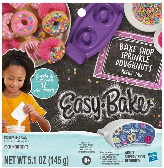 Easy Bake Oven Baking Bundle 6 (Oven + 6 Mixes + Rainbow Sprinkles)