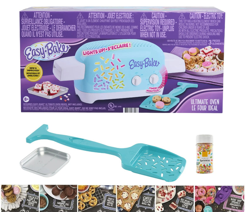 Easy Bake Oven Baking Bundle (Oven + 6 Mixes + Rainbow Sprinkles