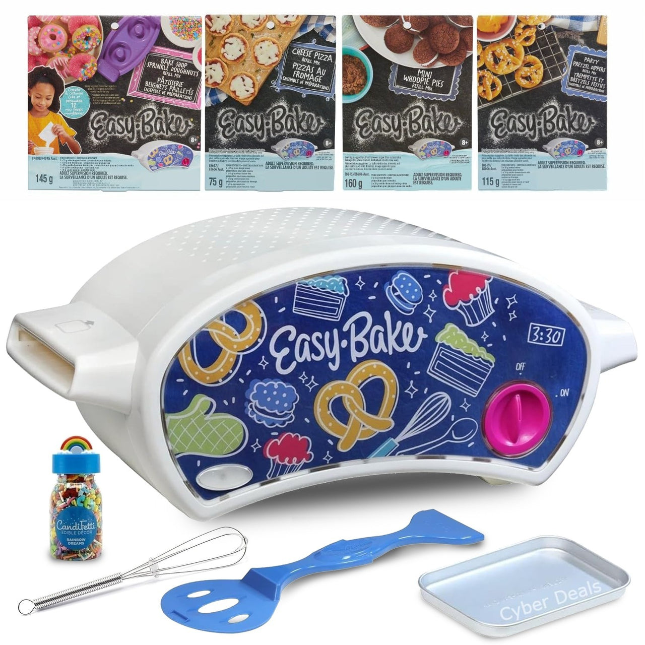 Easy Bake Oven Baking Bundle 4 Oven 4 Mixes Rainbow Sprinkles M Easy Bake Oven